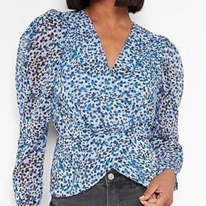 NWT express silk blouse